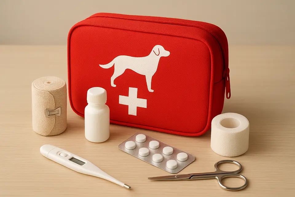 Cómo crear un botiquín de primeros auxilios para tu perro en casa
